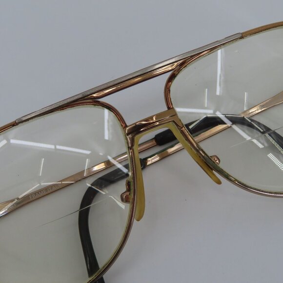 VTG Marcolin Marchon 900-F9 Gold Silver Metal Eyeglasses Glasses Frames Italy - Picture 5 of 16